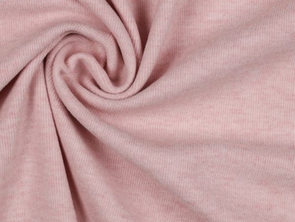 Jersey , brushed ( gebürstet) Rib Jersey rosa
